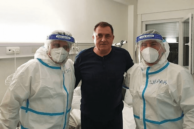 Dodik poželio srećnu Novu godinu, posjetili ga Šeranić i Đajić