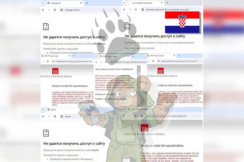 Ruski hakeri izveli napad na hrvatske institucije: 