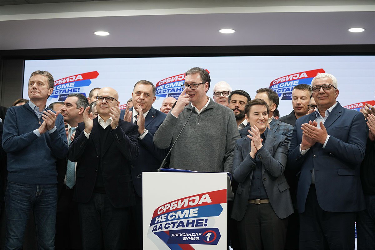 Vučić: Ubedljiva pobeda liste 