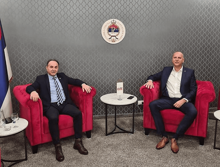 MOGUĆA SARADNJA DNS I SPS Ivić i Skoko razgovarali o aktivnostima u Narodnoj skupštini