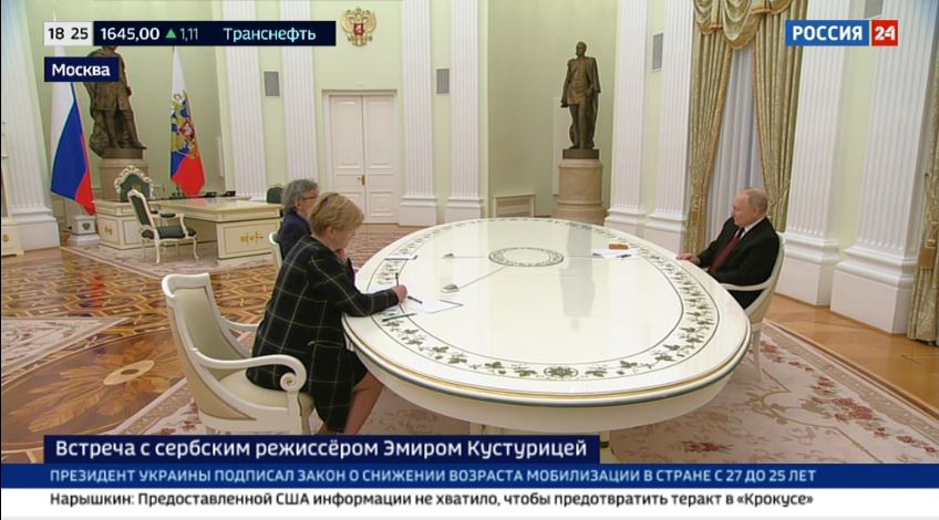 Putin se sastao s Kusturicom /FOTO/-„Dešava se promjena, preformatiranje svijeta