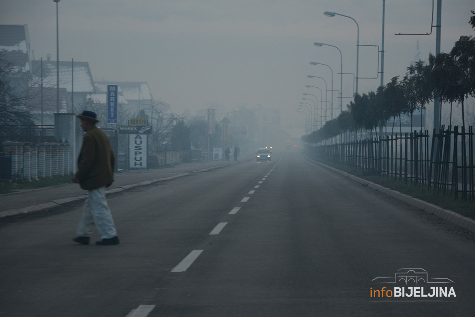 Jutarnja magla smanjuje vidljivost