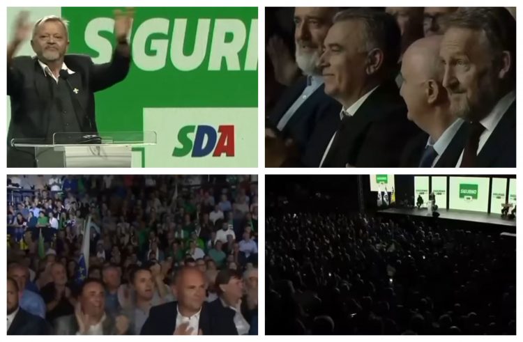 Emir Hadžihafizbegović u transu: “Bakire, Bakire, Bakire, SDA, SDA, SDA”