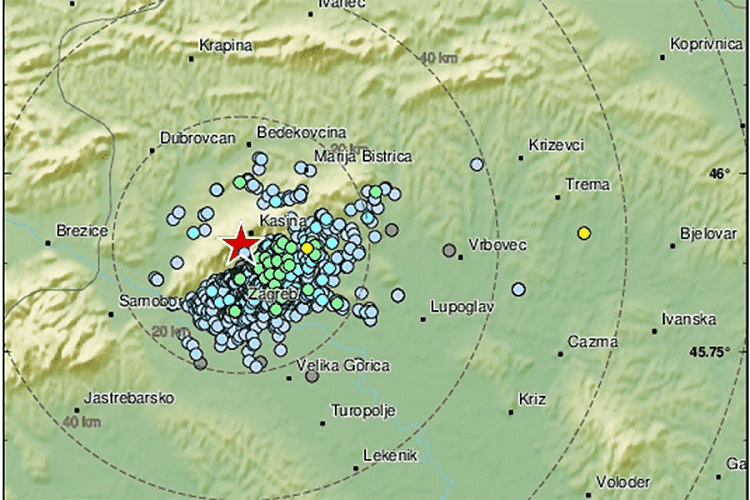 Zagrepčane probudio potres