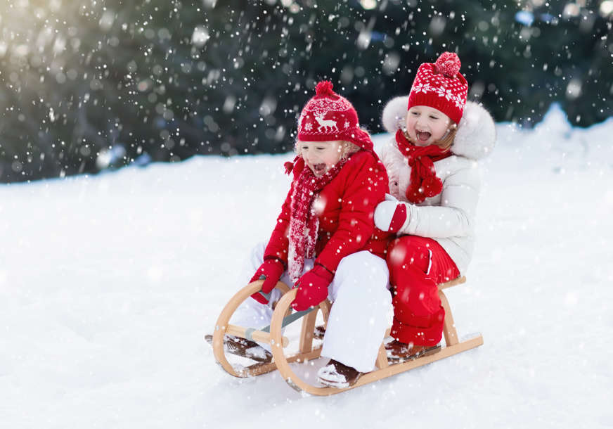 RADOST ZA NAJMLAĐE Sutra susnježica i snijeg i u nižim predjelima
