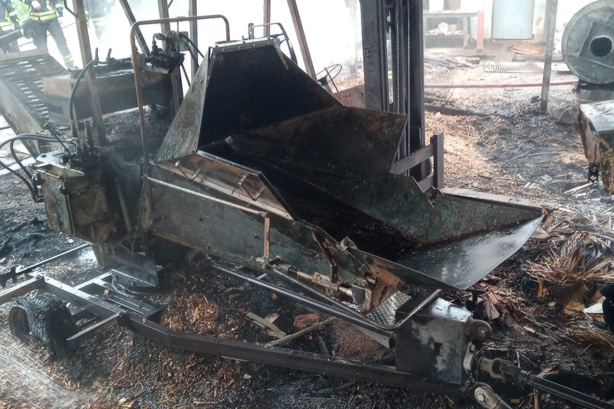 Izgorio pogon za proizvodnju peleta