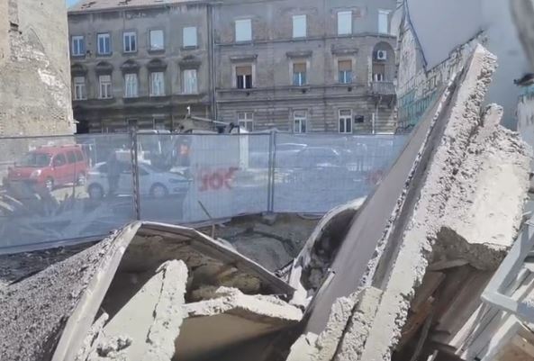 Srušio se dio zgrade u Zagrebu: Nije se dogodilo ono najgore”