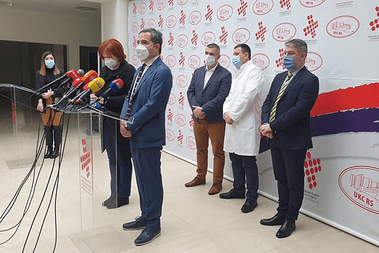 Šef kancelarije SZO: Ganut sam humanošću radnika UKC-a RS