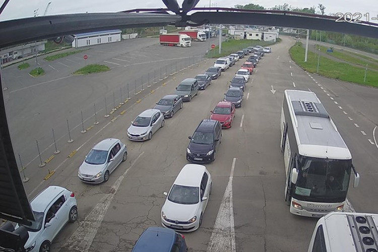 Pojačan saobraćaj na izlazu iz BiH
