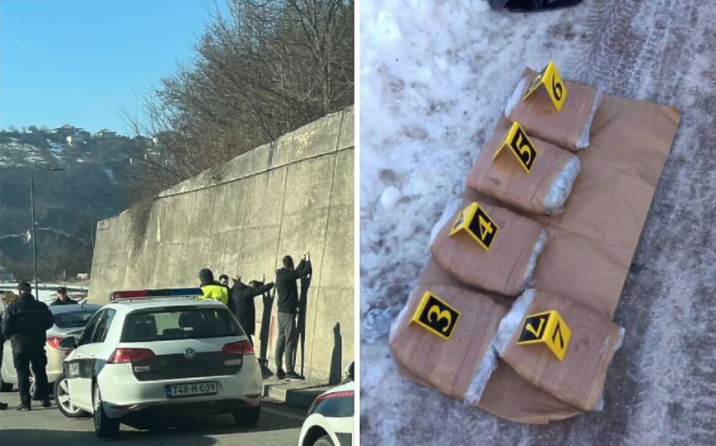 Uhapšene tri osobe na ulazu u Sarajevo: Pakete droge bacili u RS