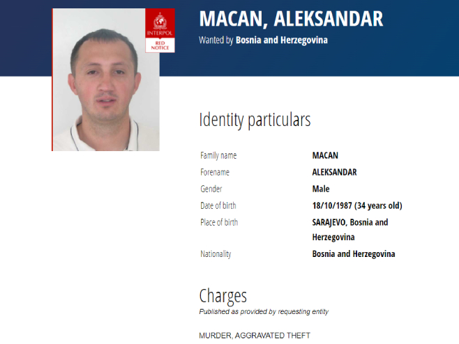 PREBAČEN U KPZ SARAJEVO Predao se osumnjičeni za ubistvo sarajevskih policajaca