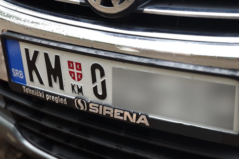 Srbija - Kosmet: Rok za izdavanje registarskih tablica produžen do 15. decembra