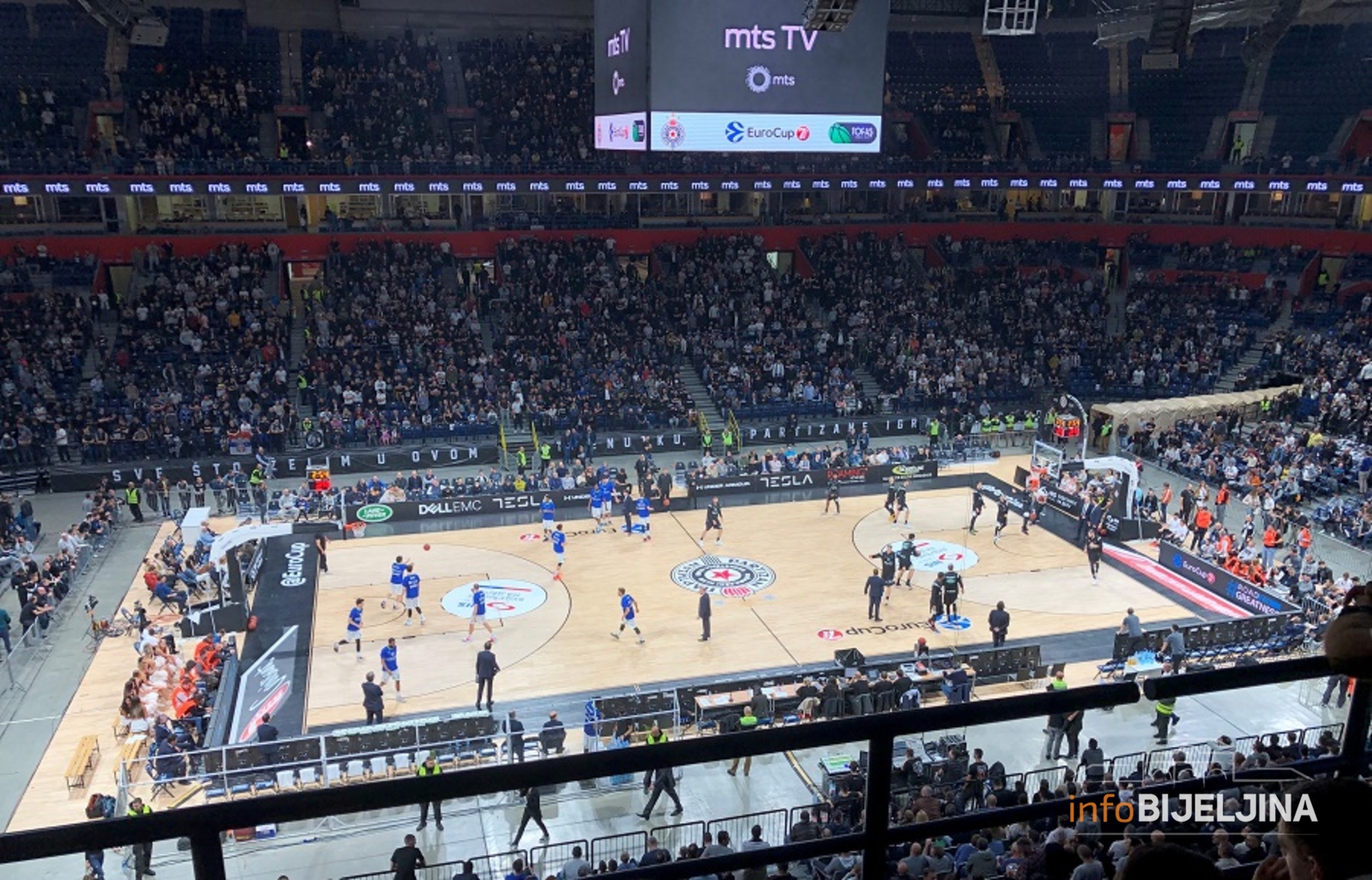 Grobari se potukli na prijateljskoj utakmici Partizana sa Efesom! NEVIĐENA DRAMA U HALI