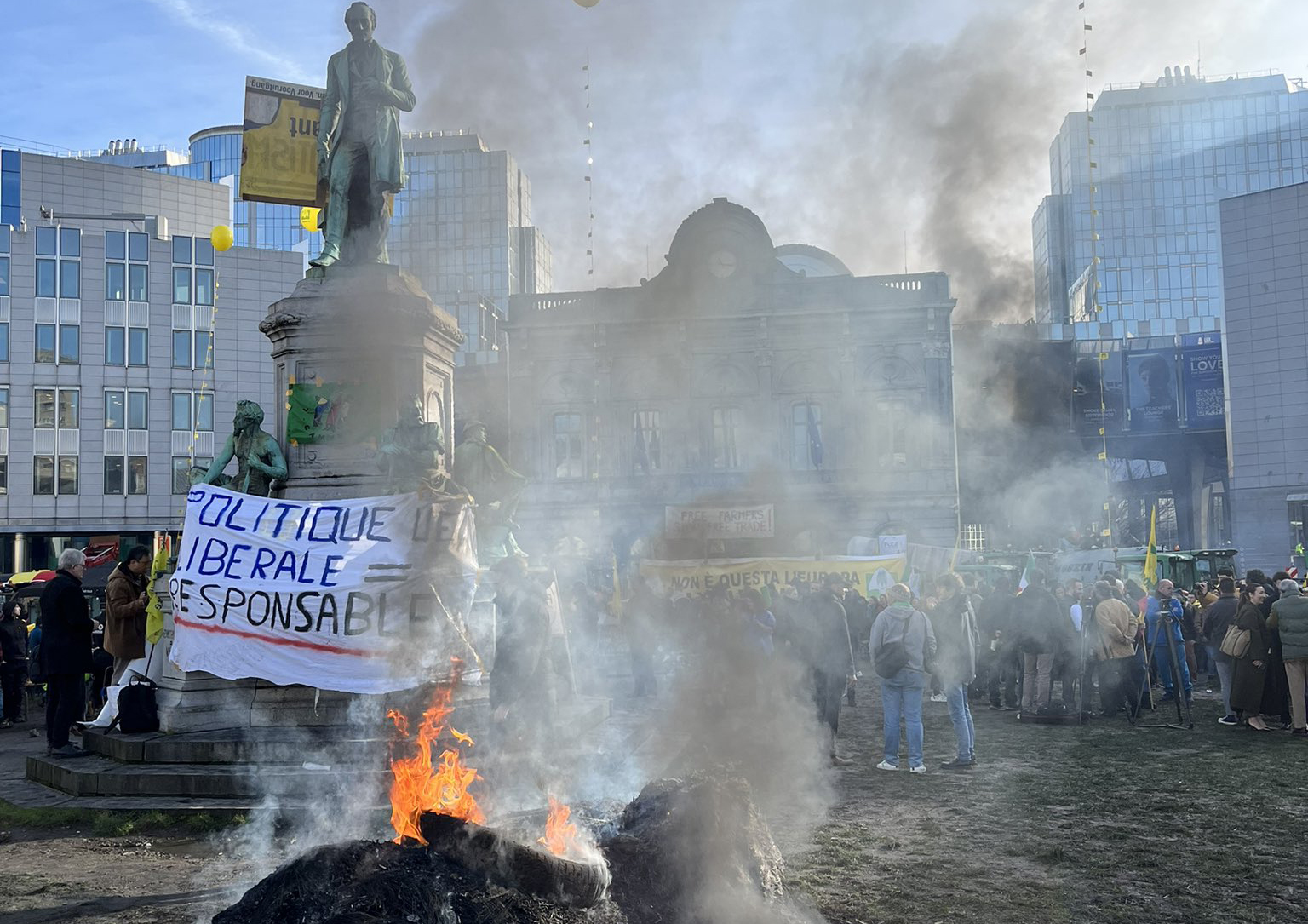 Gori Brisel, haos u sjedištu EU (VIDEO)