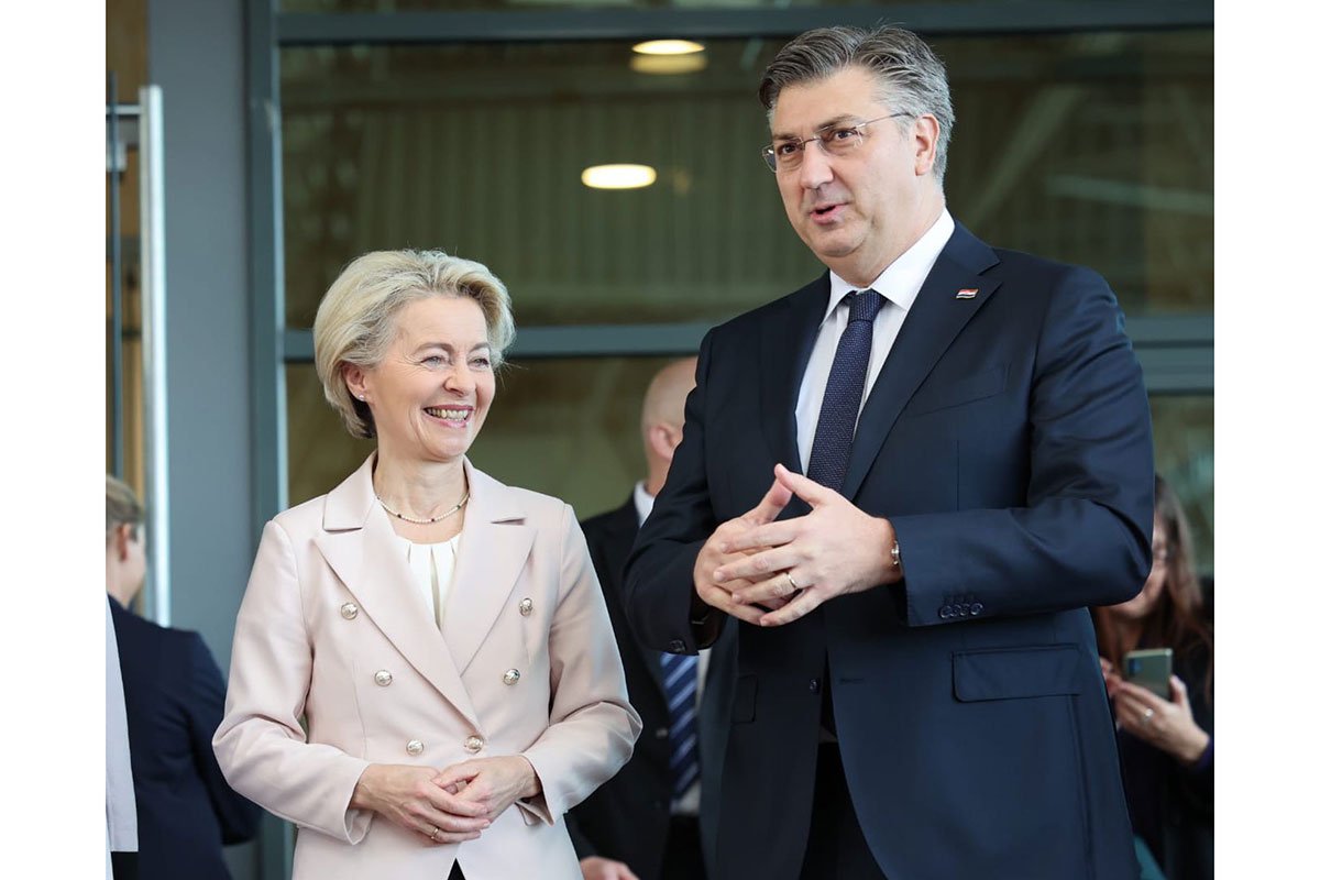 Ursula von der Leyen Plenkoviću na Bregani: My Dear, Happy New Year