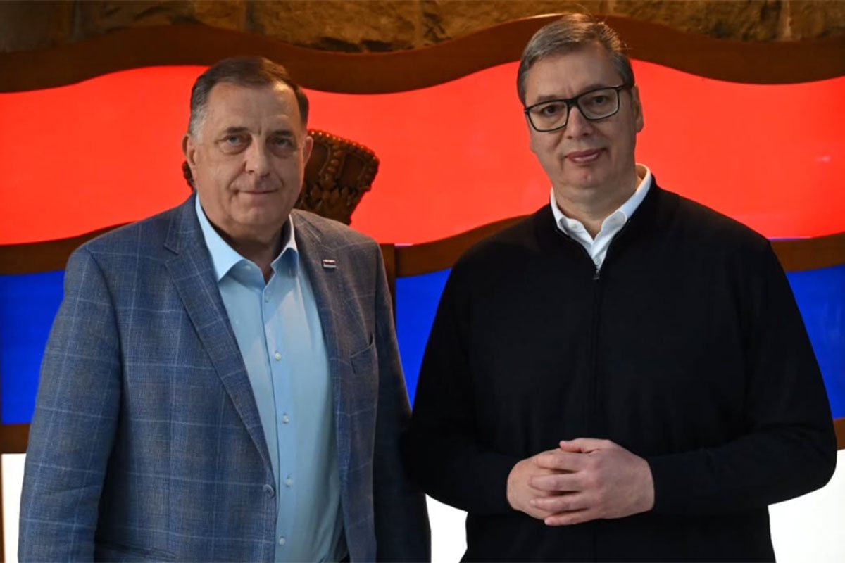 Dodik i Vučić se sastali u Beogradu
