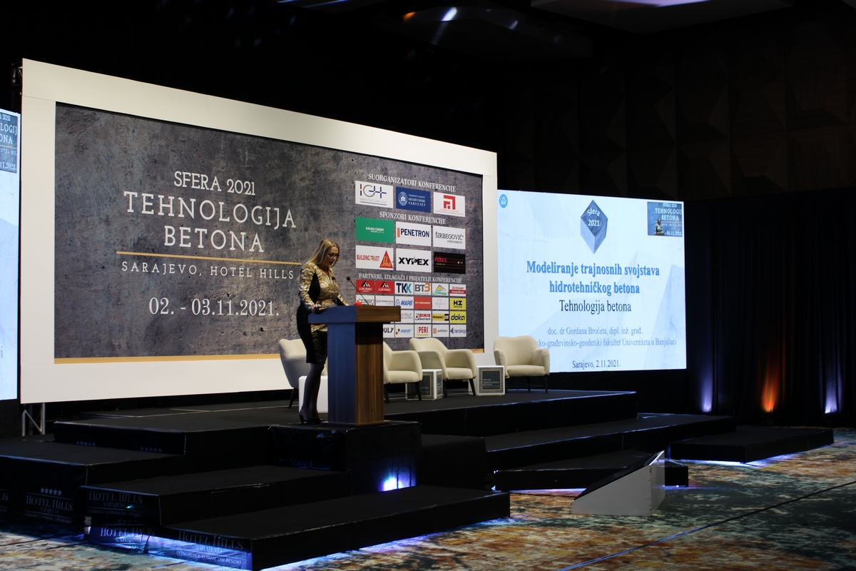 Uspješno završena naučno stručna konferencija ''Sfera 2021: Tehnologija betona'' u Sarajevu