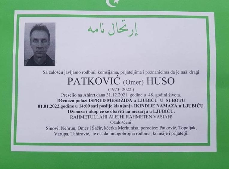 VITEZ OKOVAN TUGOM Sahranjen otac četvoro djece koji se sinoć objesio