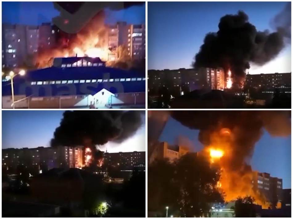 Srušio se SU-34 u Rusiji: Prvi snimci jezive nesreće