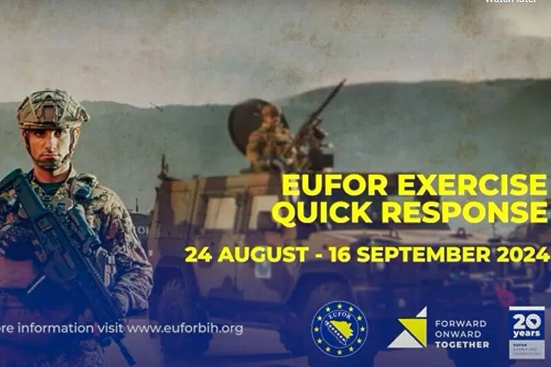 EUFOR obavještava da ne brinete ako u narednim danima vidite pojačan broj vojnih vozila na putevima u BiH