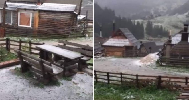 Snijeg prekrio Vlašić