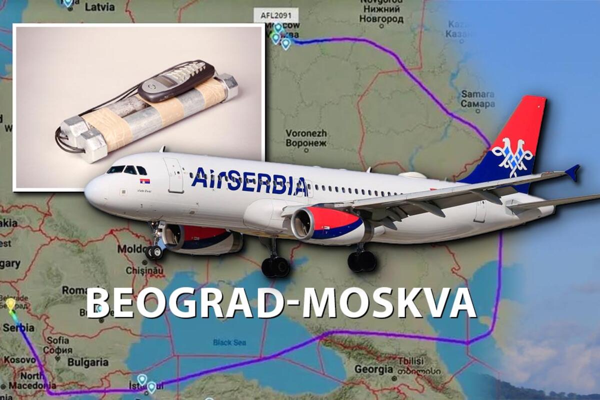 Dojava o bombi na letu Beograd-Moskva 