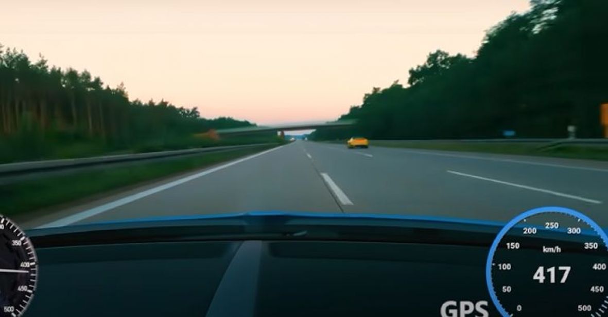 NJEMAČKA Bogataš na autoputu vozio brzinom od 417 km/h,OBJAVIO I SNIMAK /VIDEO/