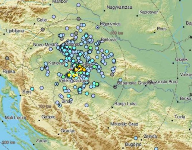 Banija se opet trese: Registrovana dva zemljotresa, osjetili se i u BiH