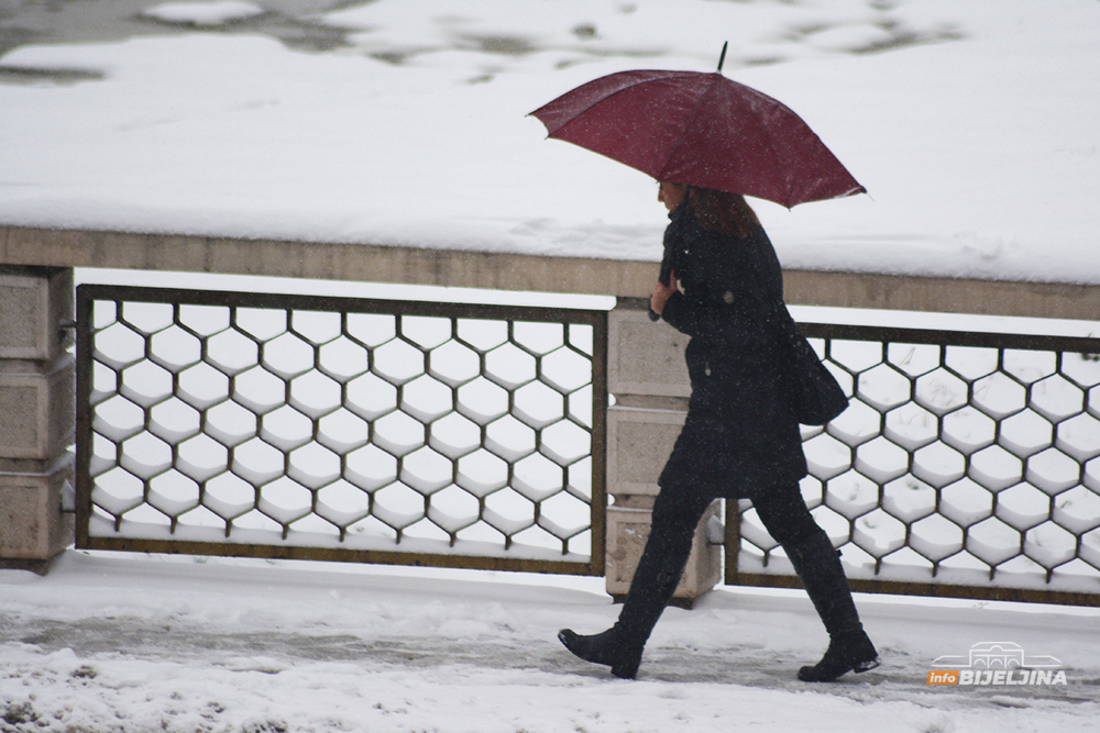 Narednih dana promjenjivo sa susnježicom i snijegom