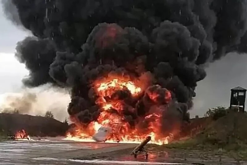 U napadu ukrajinskog drona uništen najmoderniji ruski bombarder