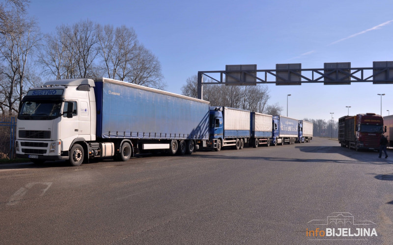 Izvoz iz BiH za 16 odsto manji nego u januaru prošle godine