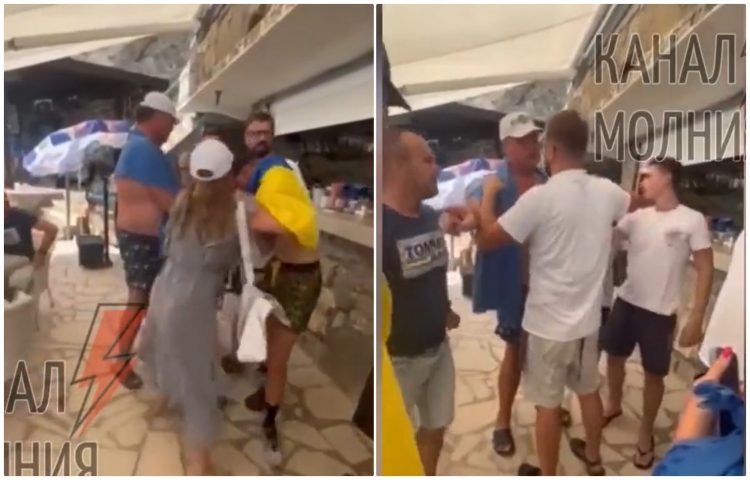 Incident  u Crnoj Gori: Rus napao Ukrajince zbog zastave,gazda razvađao i ovako riješio  (VIDEO)