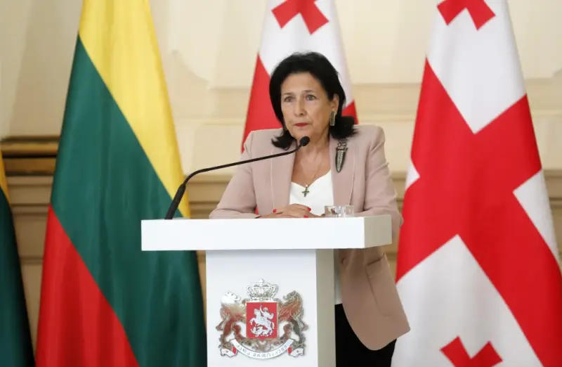 Gruzijska predsjednica Zurabišvili: 