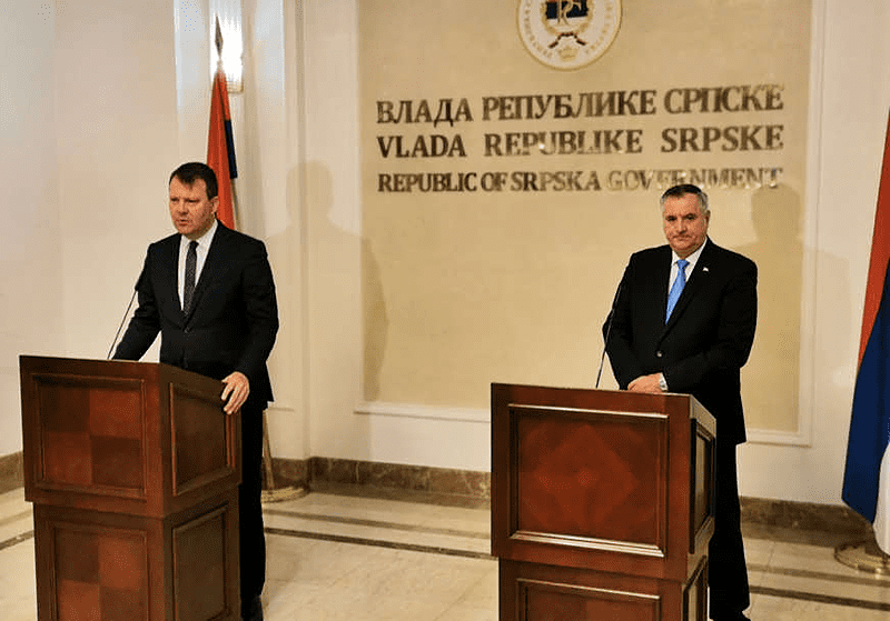 Sastanak Viškovića i Mitrovića: Pomoć Pokrajinske vlade Vojvodine za Kostajnicu - dokaz iskrenog prijateljstva