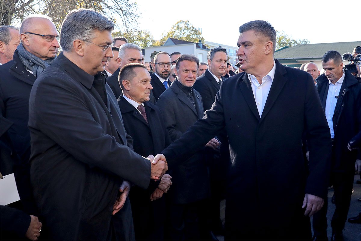 Rukovali se Plenković i Milanović