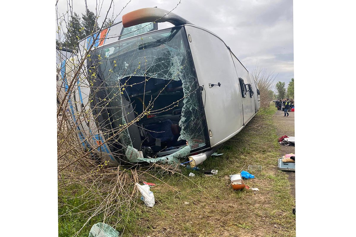 Prevrnuo se autobus iz Srbije, povrijeđeno 15 osoba