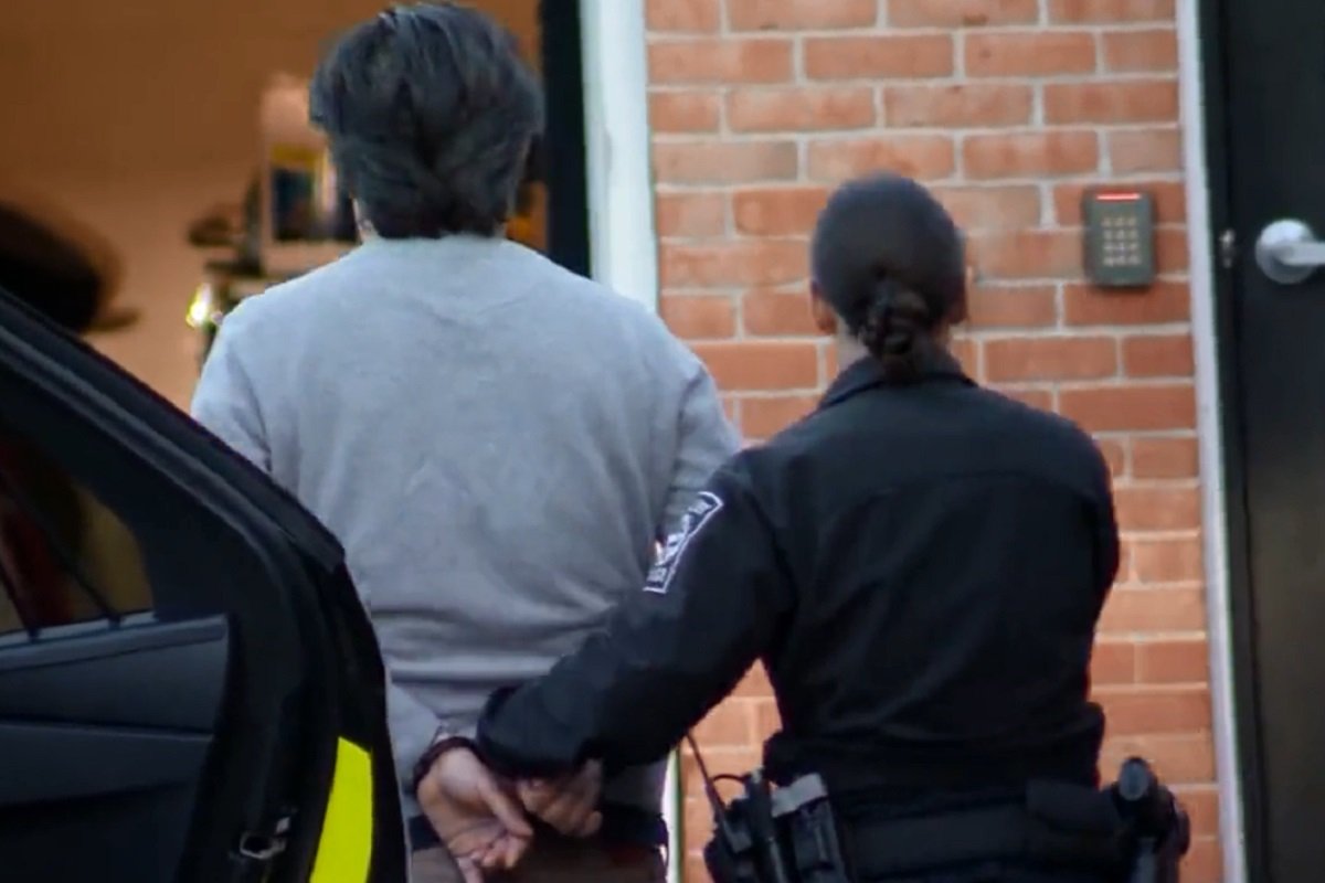 Prvi snimak hapšenja supruga nestale Ane Volš (VIDEO)