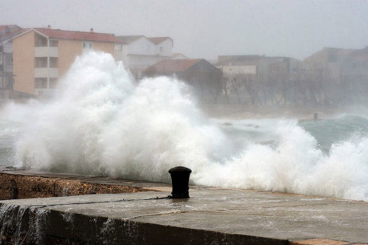 Olujna bura u Hrvatskoj