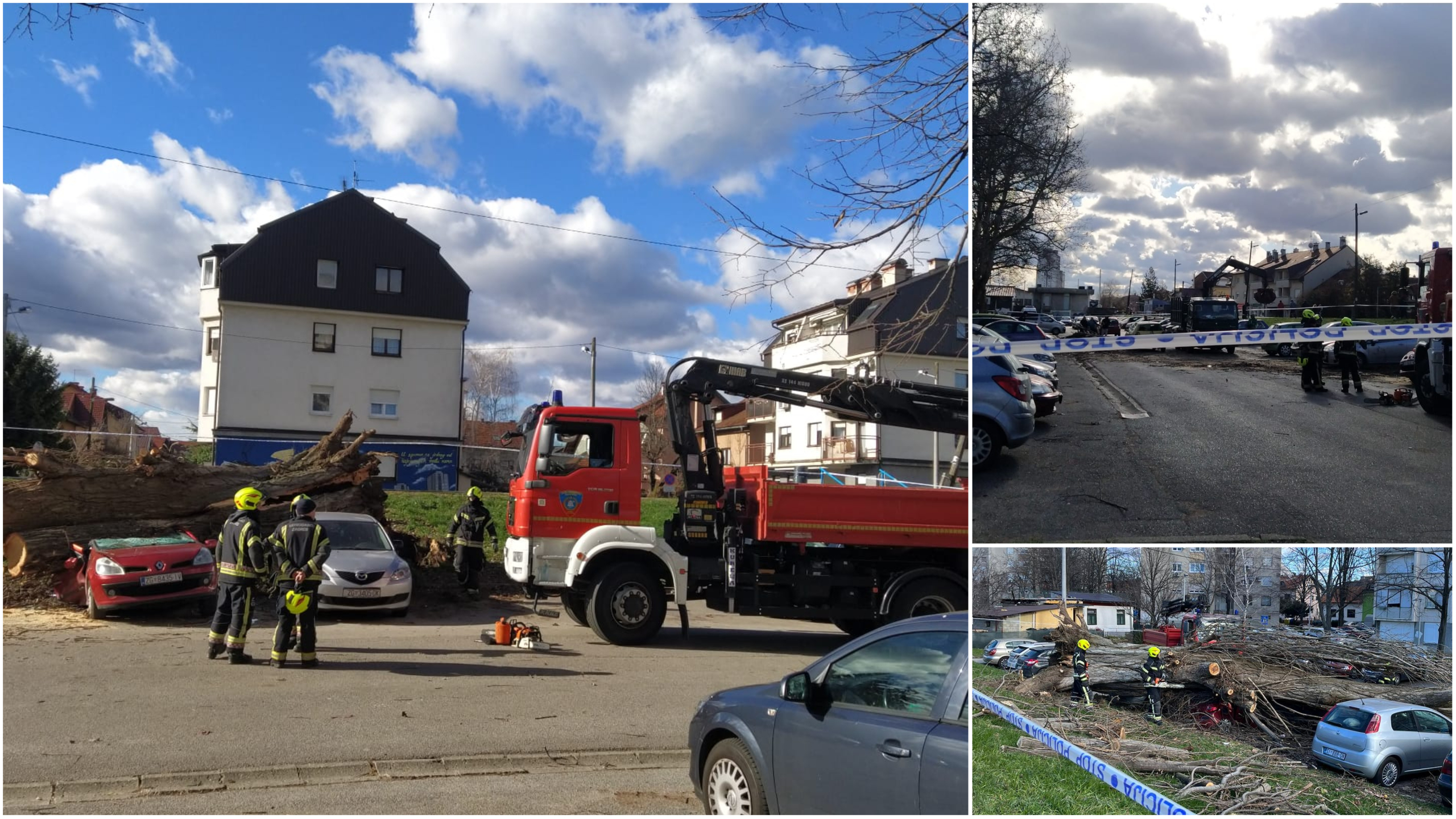 Olujni vjetar “divlja” širom regije, na “udaru” Zagreb, Beograd….