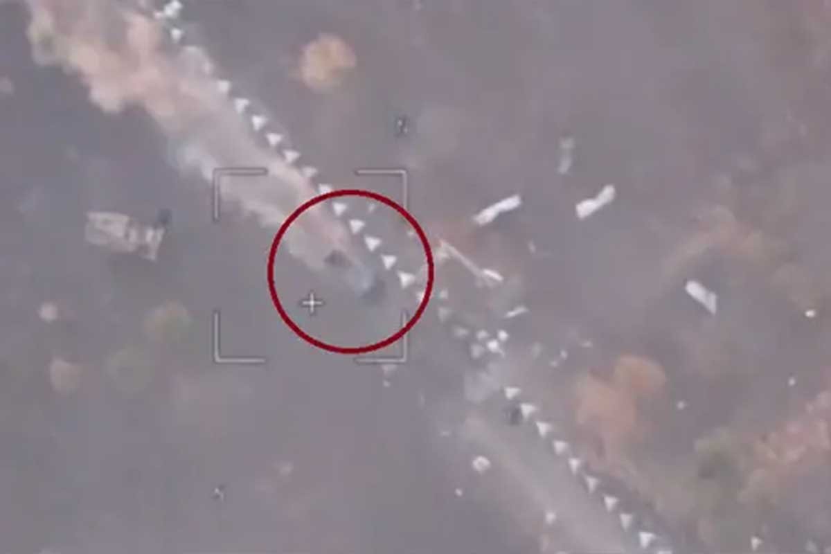 Šokantan snimak ukrajinskih vojnika, tenkom probijali rusku granicu (VIDEO)