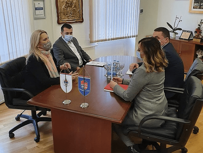 Cvijanović sa rukovodstvom opštine Mrkonjić Grad