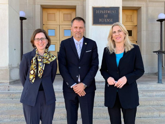 Cvijanović u Pentagonu: Srpska odlučno brani Dejton i ustavne nadležnost