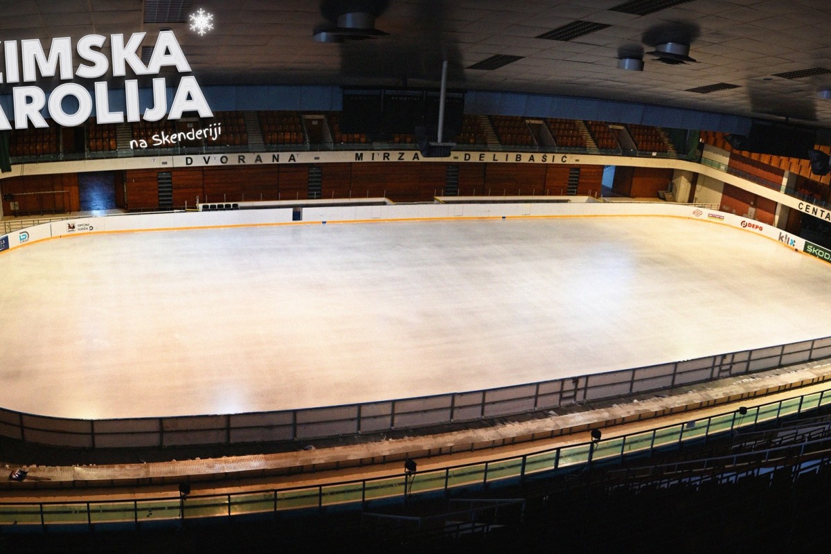 Otvoreno veliko klizalište u 