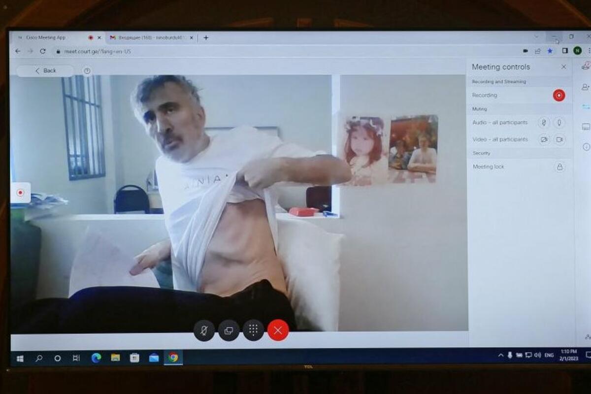 Bivši predsjednik Gruzije žali se na uslove u zatvoru: Kosti mi se raspadaju