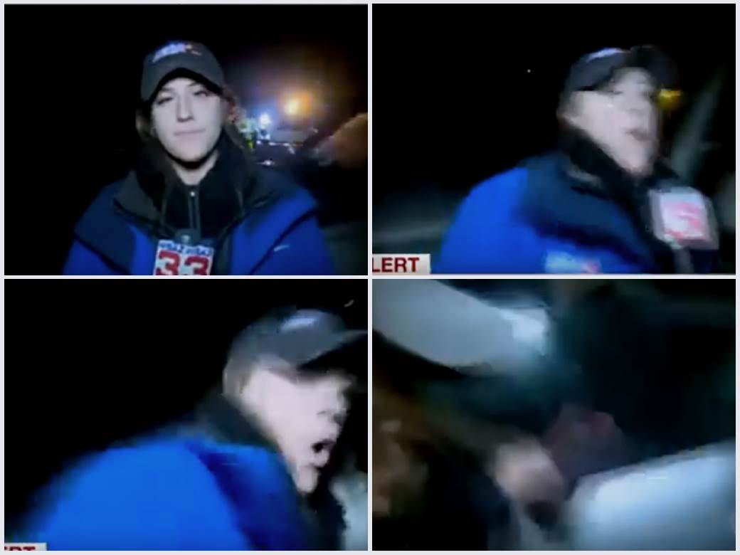 Novinarku pokosio automobil tokom izvještavanja /VIDEO/