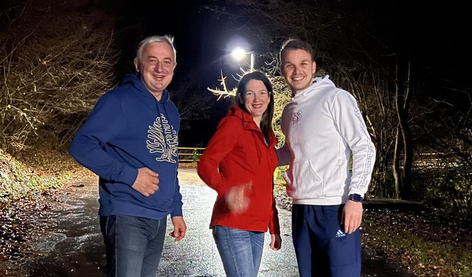  Borenović, Trivić i Stanivuković u noćnoj šetnji