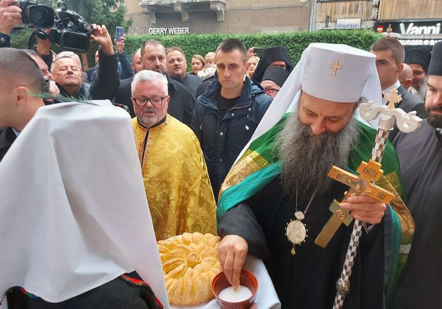 PRVA POSJETA Patrijarha Porfirija u Sarajevu dočekali brojni vjernici