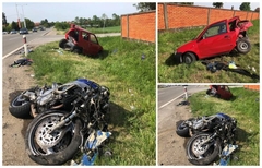 Motociklista se trkao i usmrtio trogodišnjeg dječaka i njegovu majku