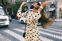 Haljine s tačkama za šik jesenje kombinacije