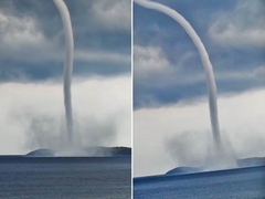 Tornado nadomak grčkog ljetovališta, turisti preplašeni /VIDEO/